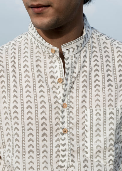 Rekhaganit Block print unisex shirt