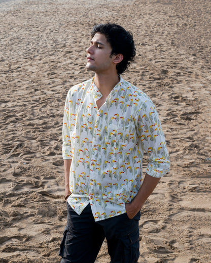 Havaseel block print unisex shirt