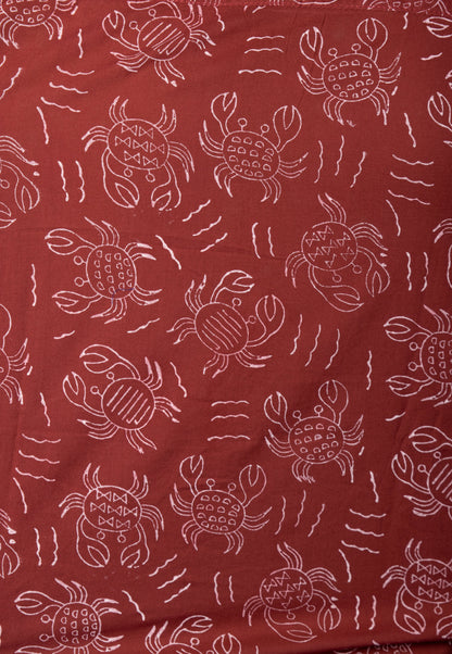 Maroon Crab Unisex Shirt