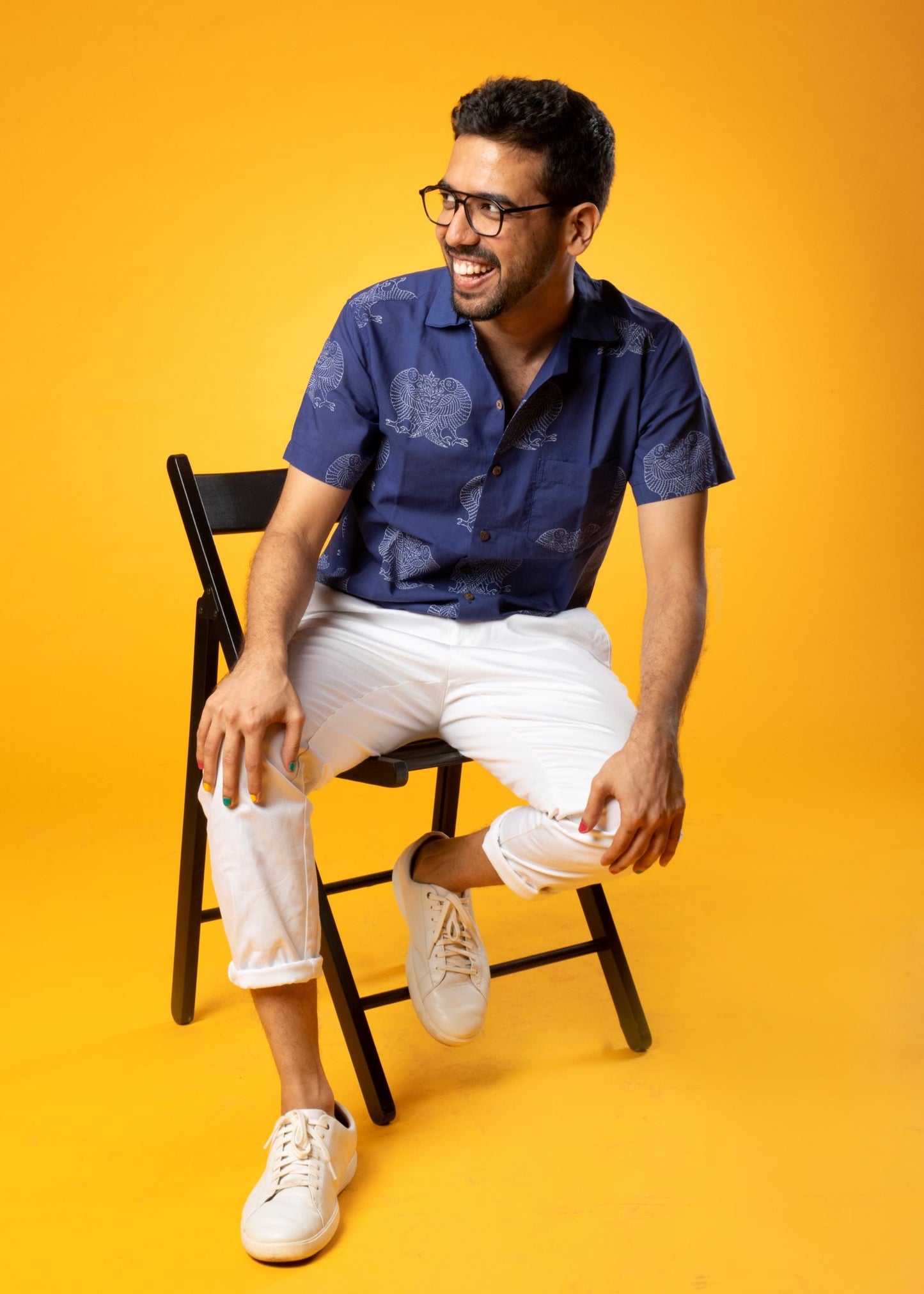 Indigo peacock Unisex shirt