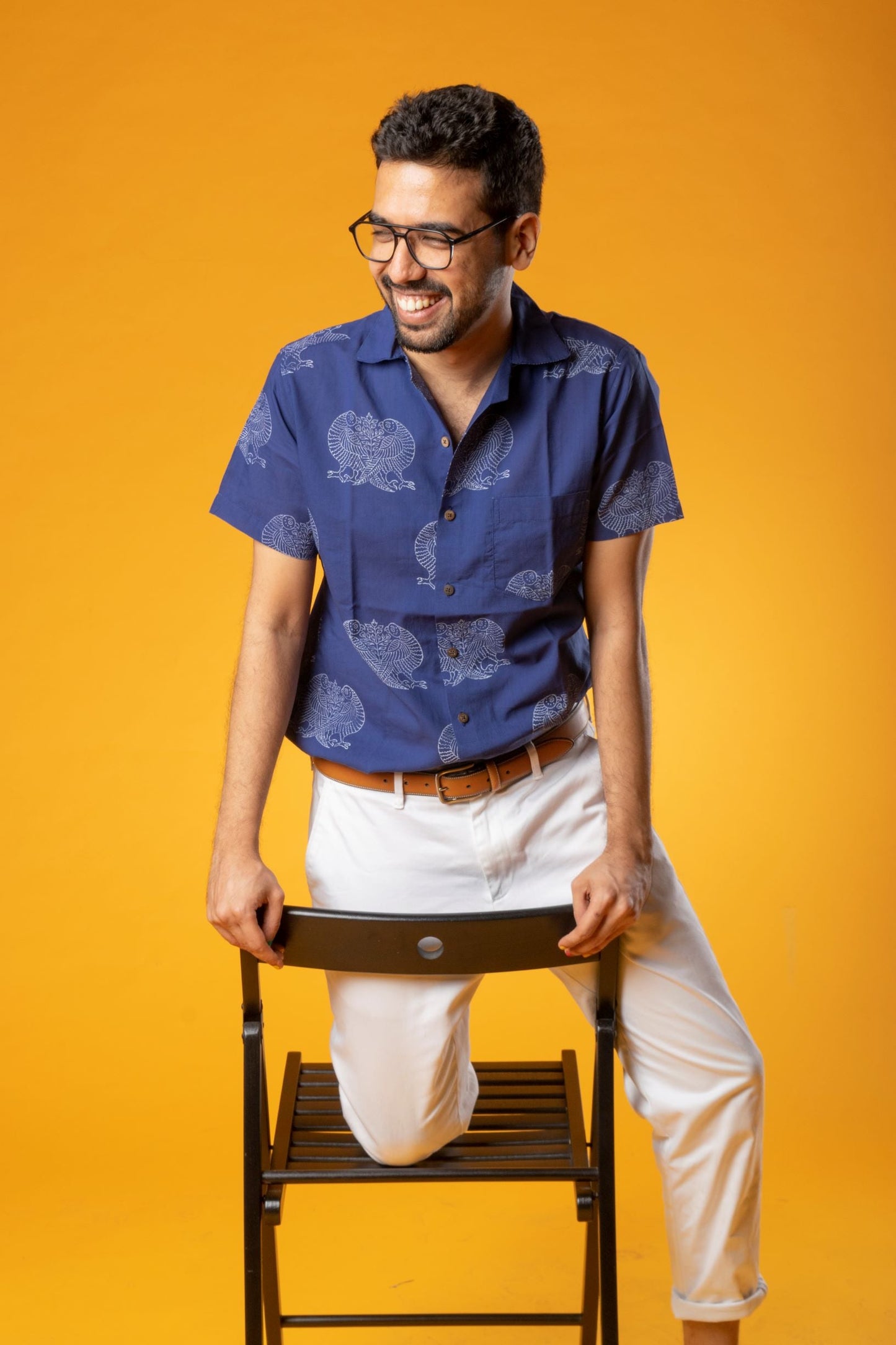 Indigo peacock Unisex shirt