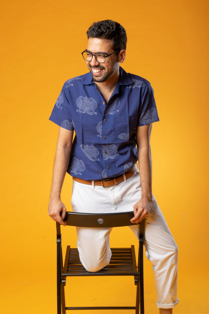 Indigo peacock Unisex shirt