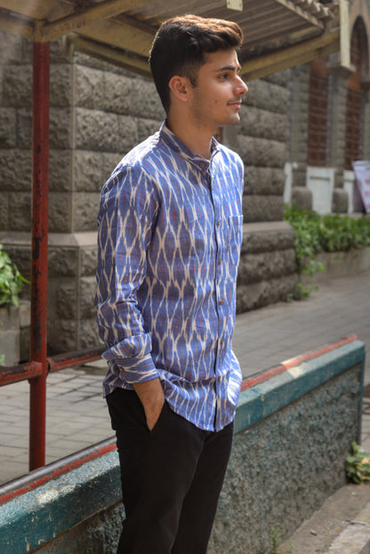 Aasmaan Ikat shirt
