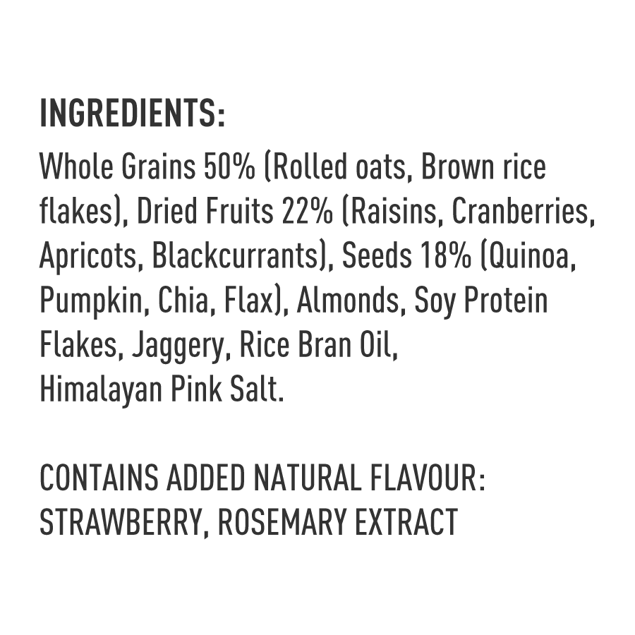 Fruits, Nuts + Seeds Wholegrain Muesli - Pack of 10 Pouch