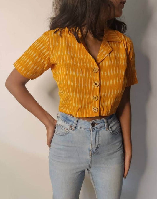 Ambar Crop Shirt
