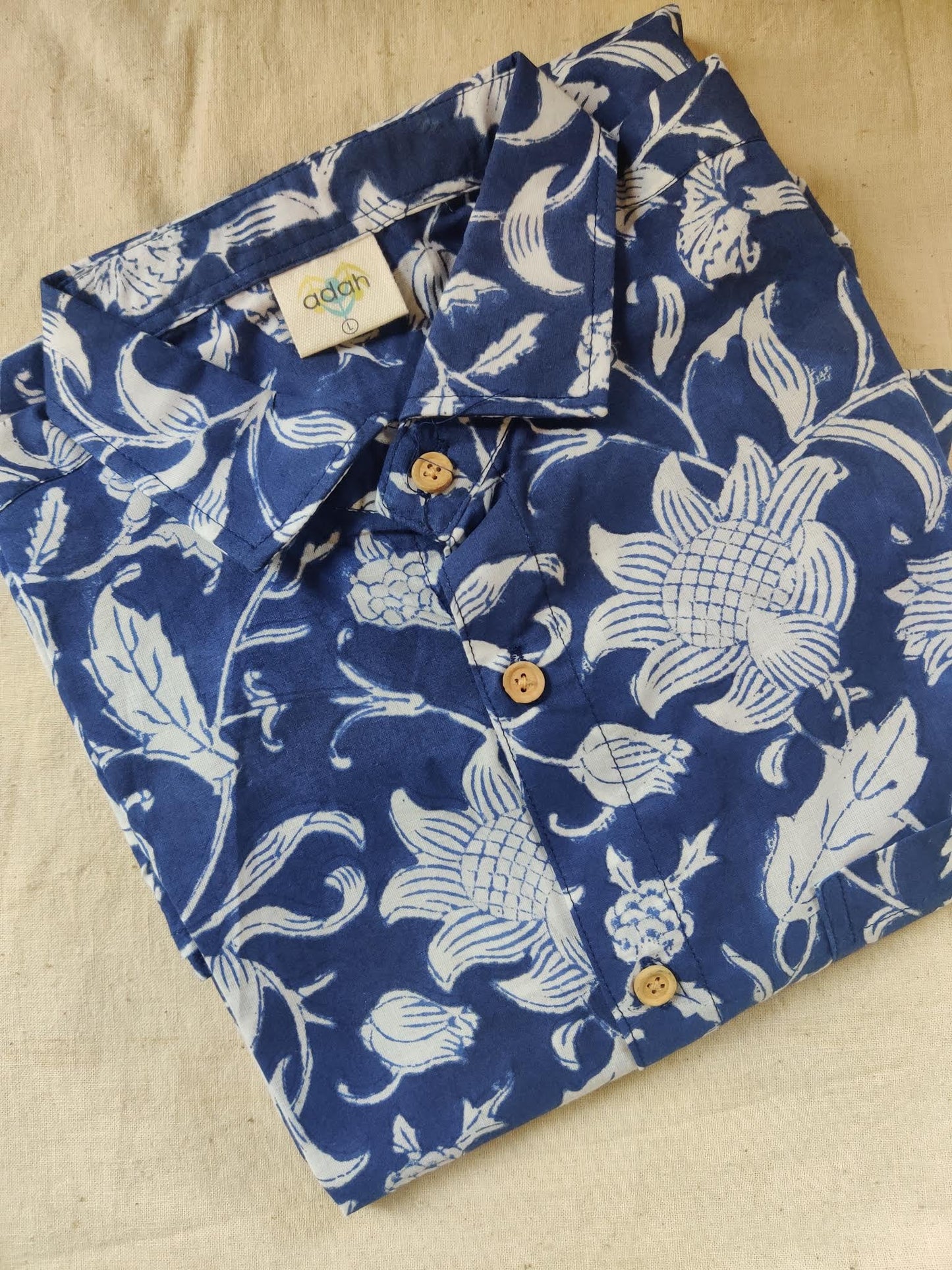 Ashra Block Print Unisex Shirt