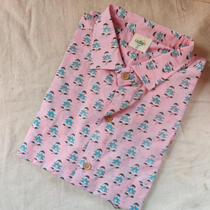 Johdra Block Print Unisex Shirt