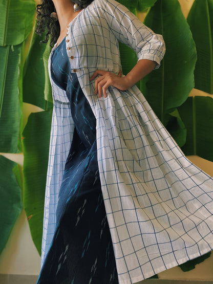 Vairam Ikat Dress and Inippu Jacket