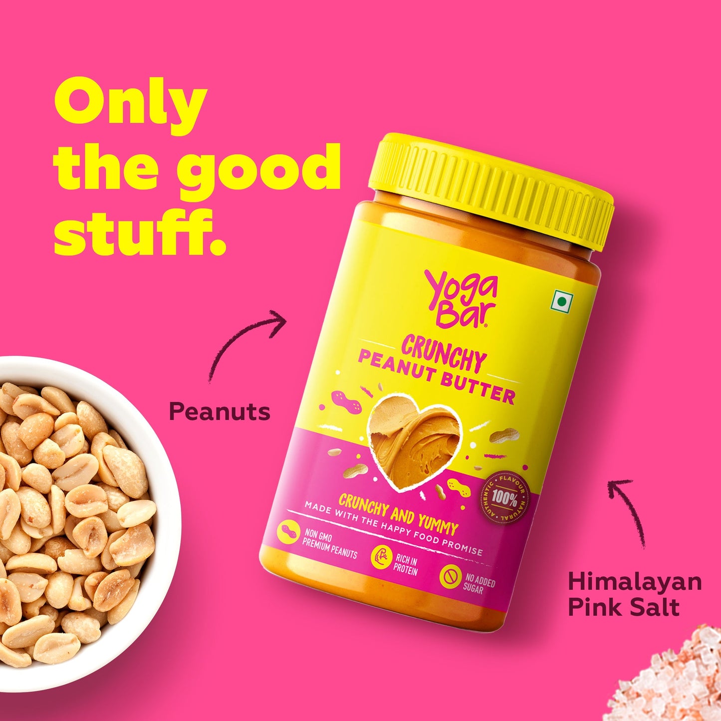 Crunchy Peanut Butter (Unsweetened), 400g