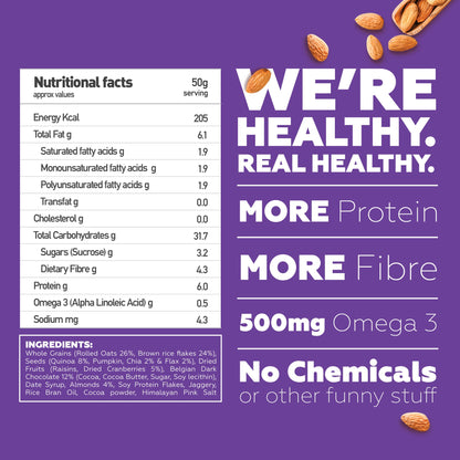 Test | Dark Chocolate  + Cranberries Wholegrain Muesli -  3  Packs (3*400g)