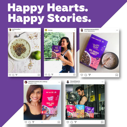 Dark Chocolate  +  Cranberries Wholegrain Muesli -  3  Packs (3*400g)