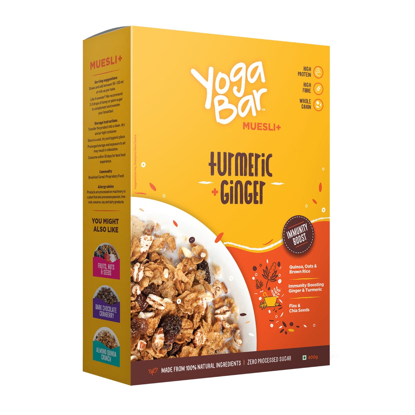 Turmeric + Ginger Wholegrain Muesli