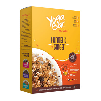 Turmeric + Ginger Wholegrain Muesli