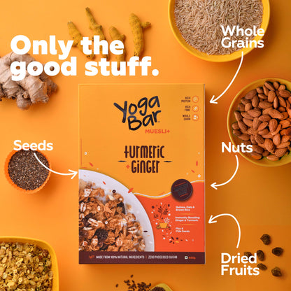 Turmeric + Ginger Wholegrain Muesli