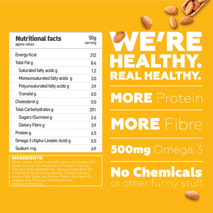 Turmeric + Ginger Wholegrain Muesli