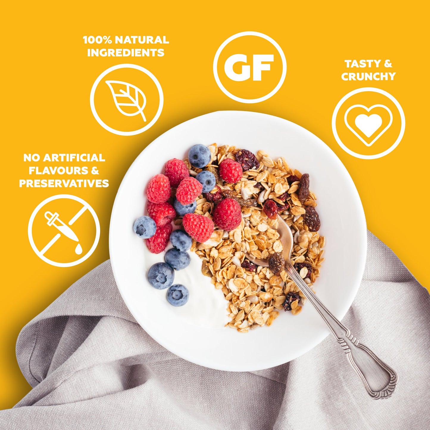 Turmeric + Ginger Wholegrain Muesli - 2 Boxes