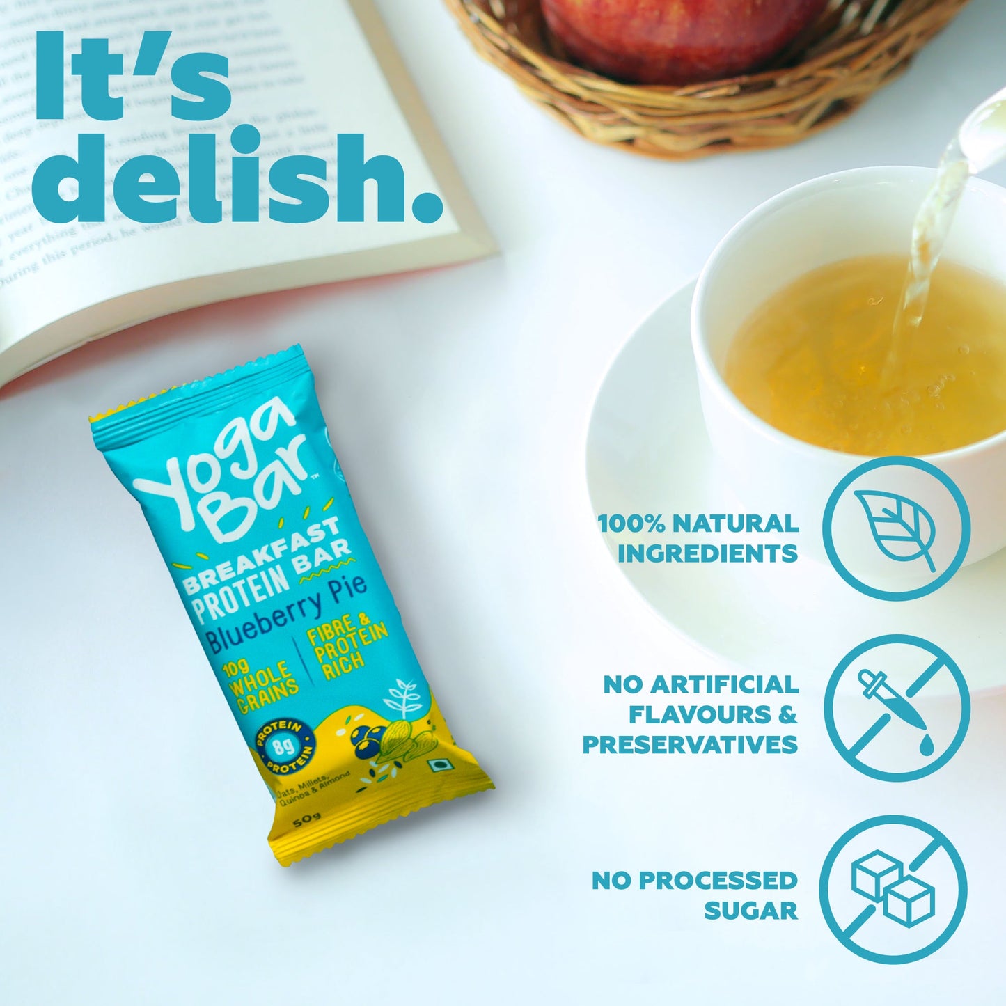 Blueberry Pie Breakfast Bars - 2 Boxes