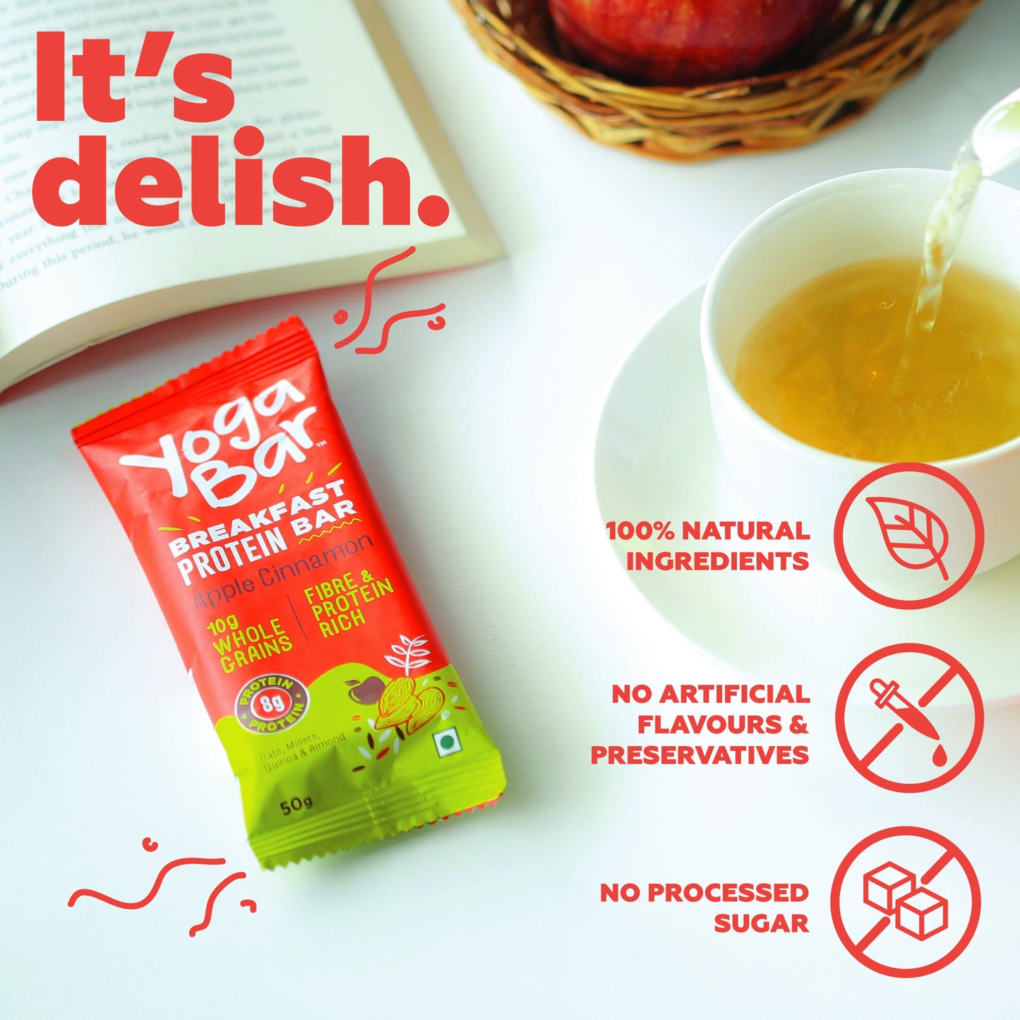 Apple Cinnamon Breakfast Bars