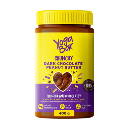 Dark Chocolate Crunchy Peanut Butter, 400g