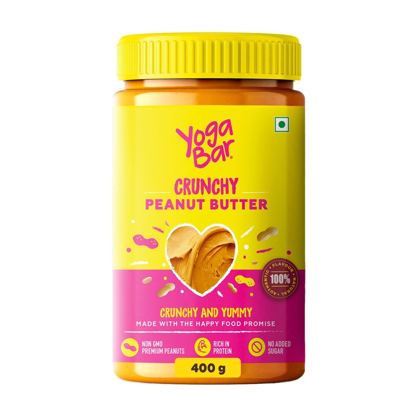 Crunchy Peanut Butter (Unsweetened), 400g