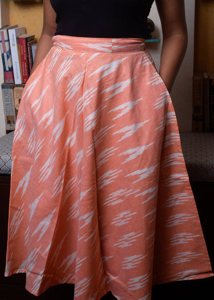 Priit Ikat wrap Skirt