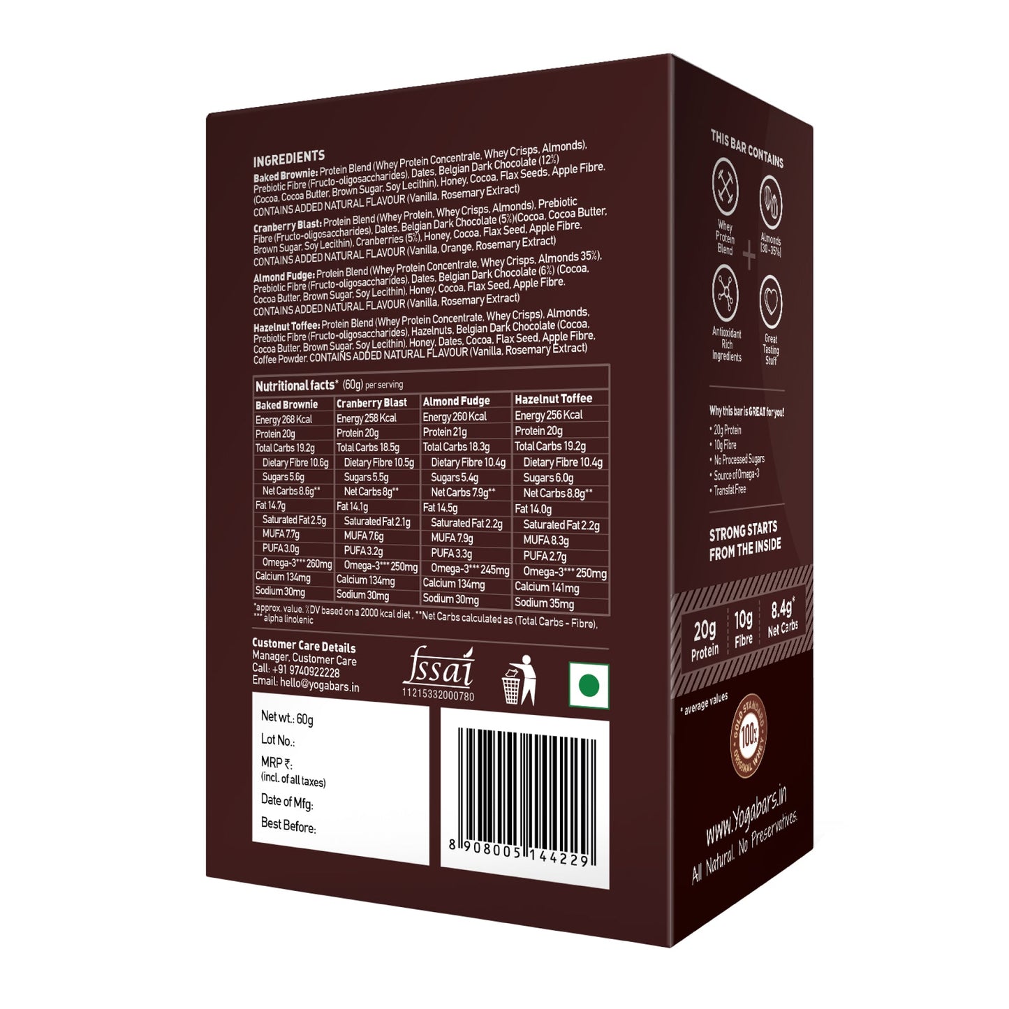 Assorted Protein Bars - 12 Boxes