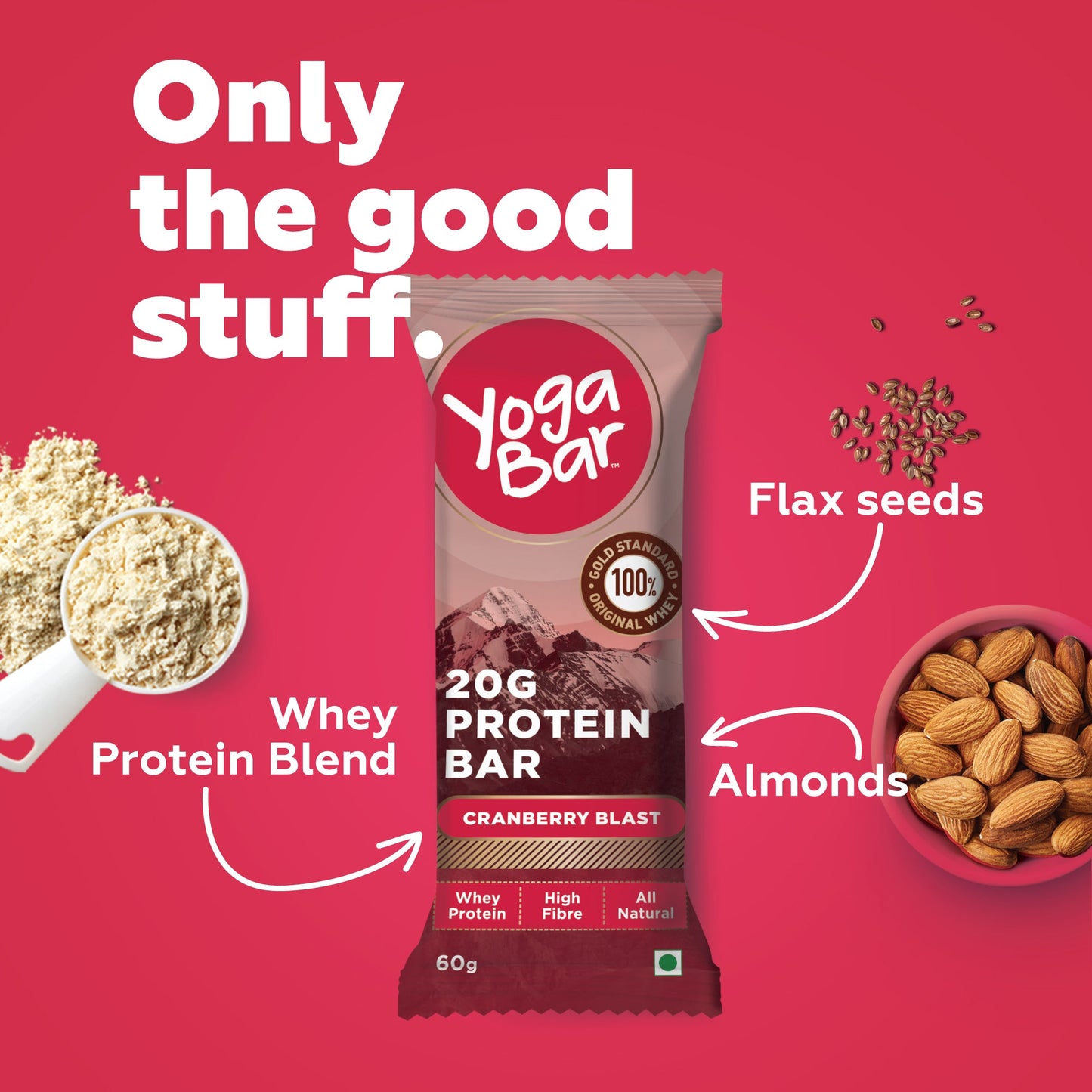 Cranberries Blast Protein Bars - 2 Boxes