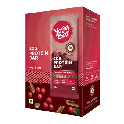 Cranberries Blast Protein Bars - 2 Boxes