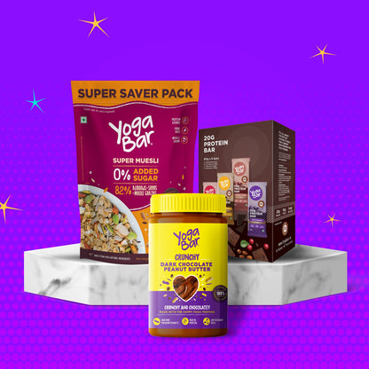 The Gym Pack - APBars 60g X 6 +  NAS Super Muesli 700g + DCPB 400g