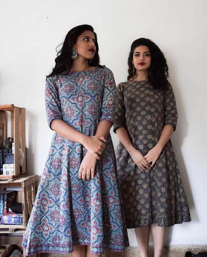 Noor Ajrakh Dress