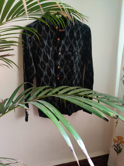 Classic Black Ikat Unisex Shirt
