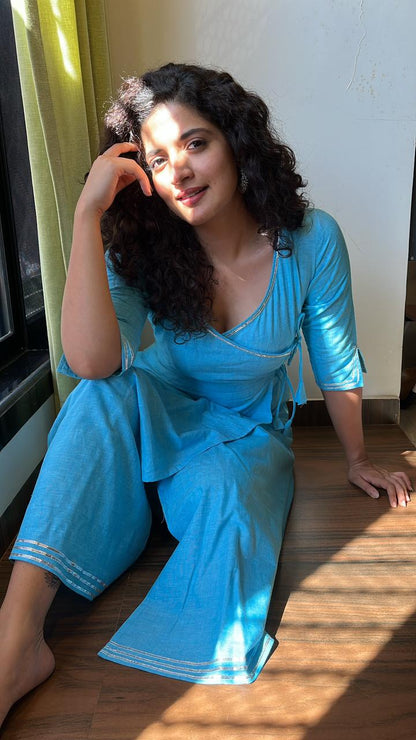 Pastel Cotton Handspun Angrakha