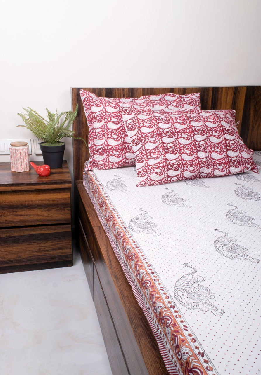 Shera Block Print Bedsheet