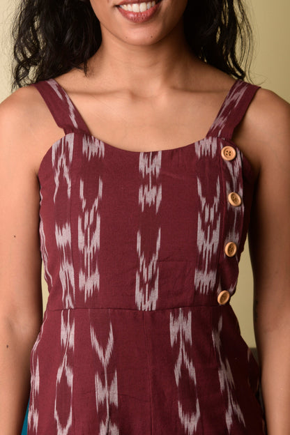 Shaahi Ikat Jumpsuit