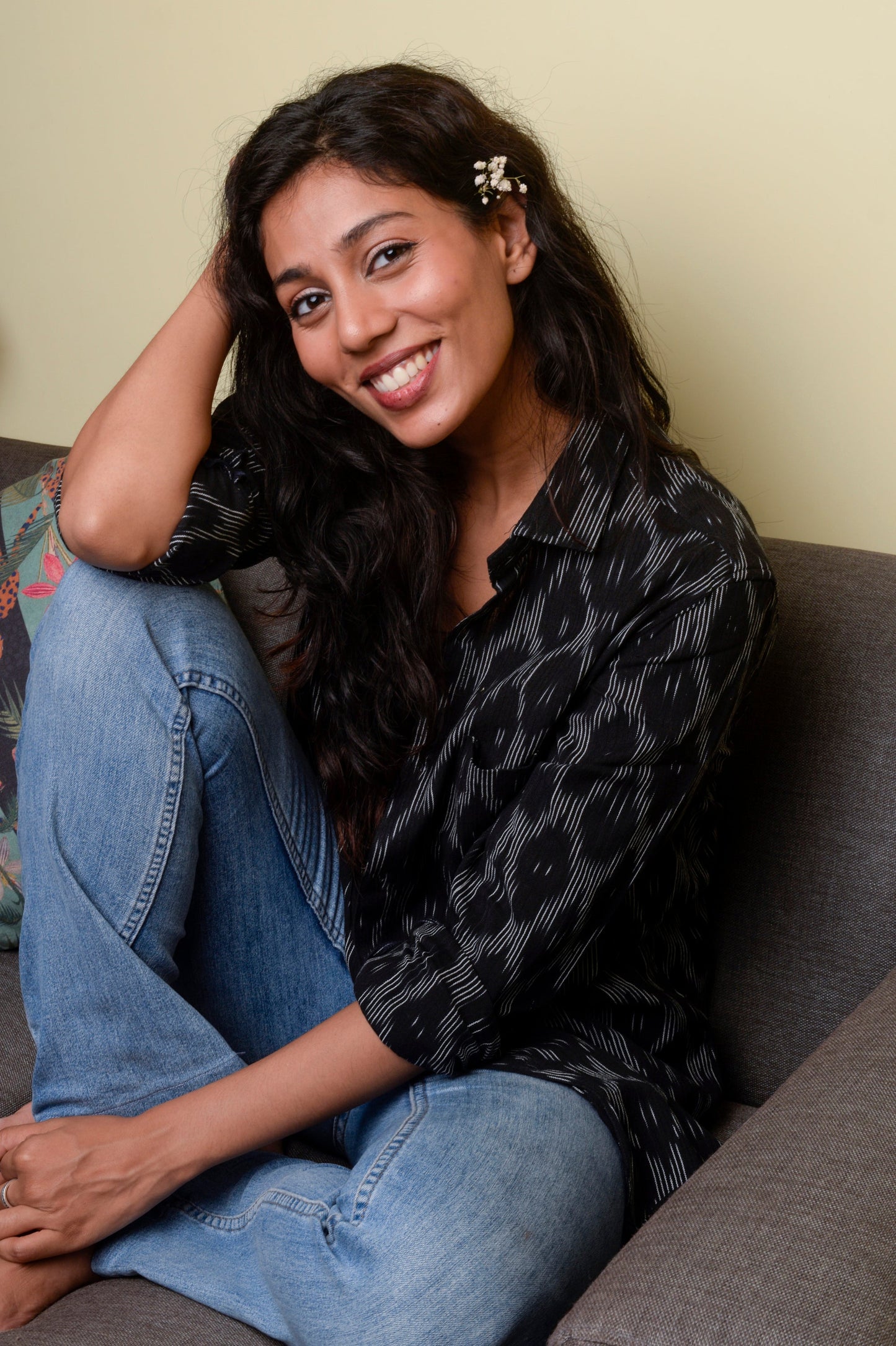 Classic Black Ikat Unisex Shirt