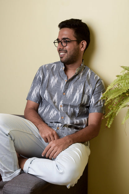 Grey Ikat Unisex Shirt