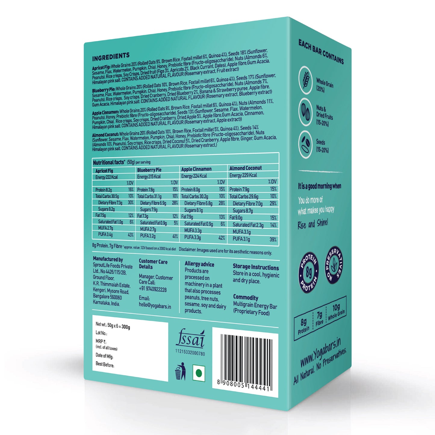 Assorted Breakfast Bars - 12 Boxes