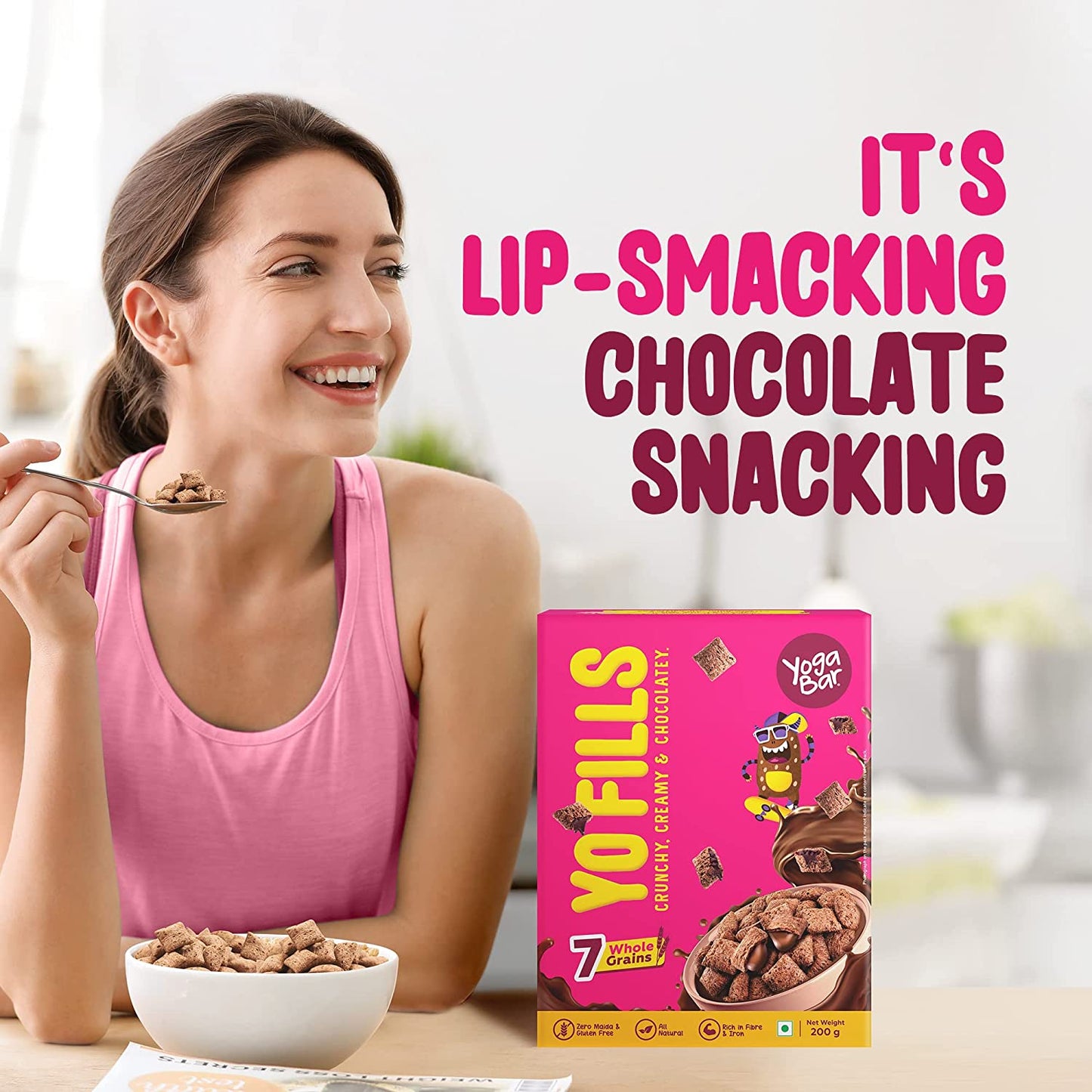 Yogabar Choco Fills | Yo Fills for kids | 7 Whole Grains