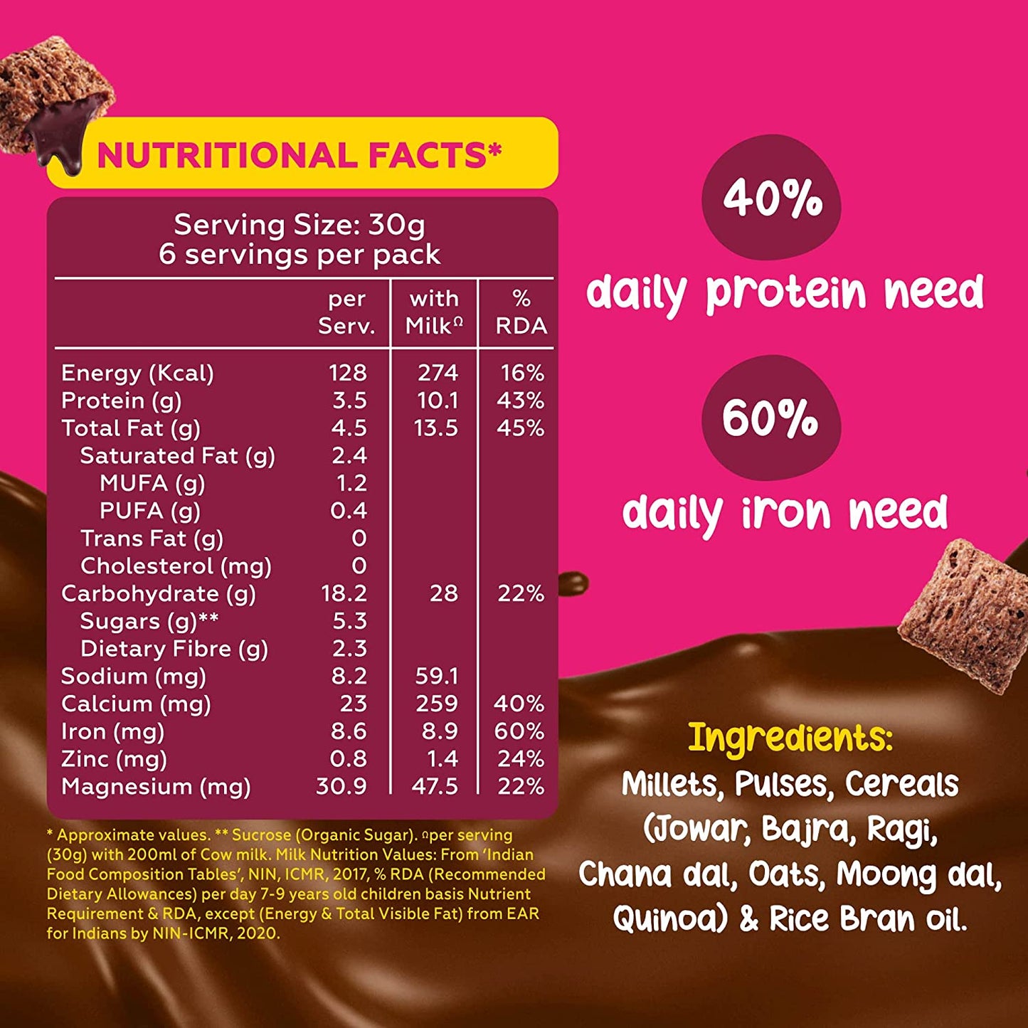 Yogabar Choco Fills | Yo Fills for kids | 7 Whole Grains