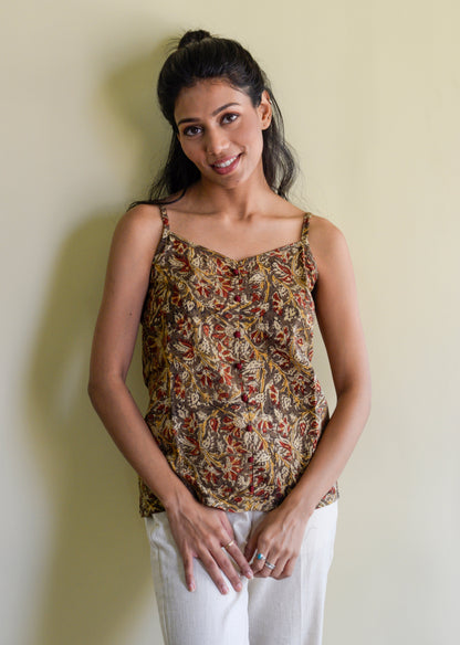 Dharti Kalamkari Slip Top
