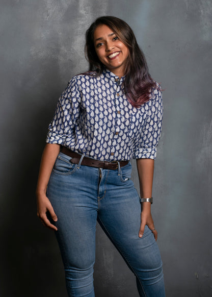 Santri Block Print Unisex Shirt