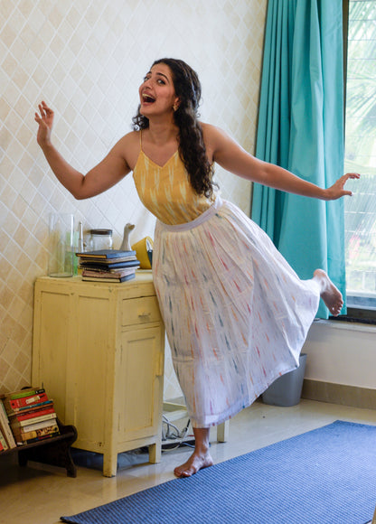 Aamras Ikat Slip Top