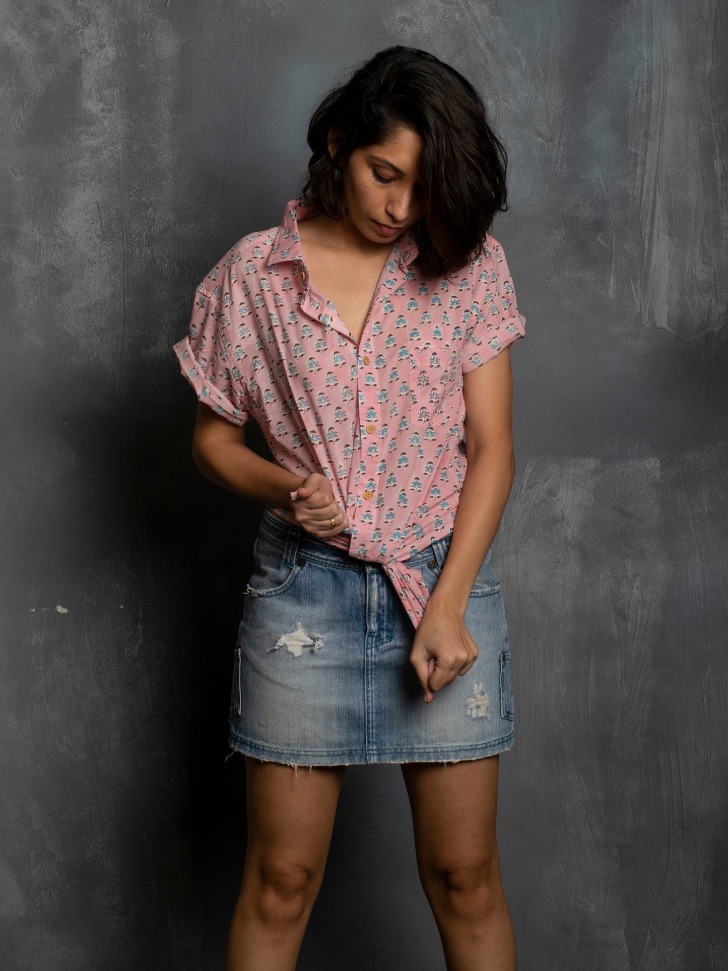 Johdra Block Print Unisex Shirt