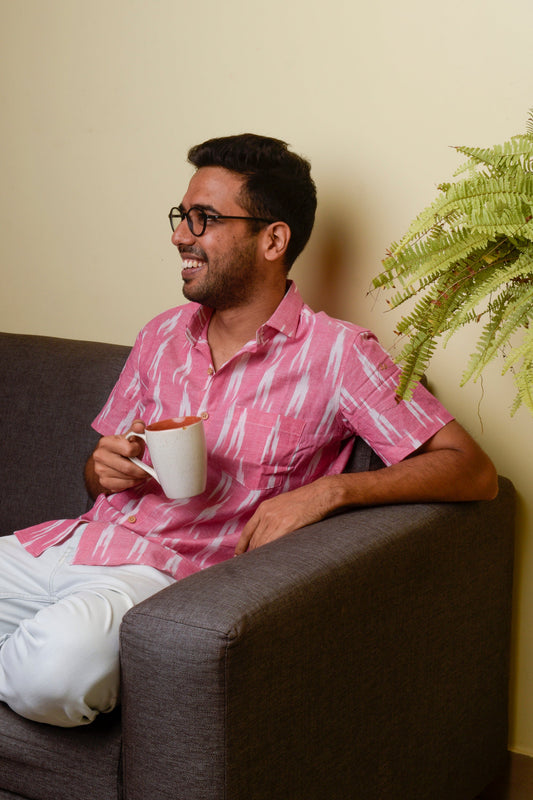 Boomer Ikat Unisex Shirt - half sleeves