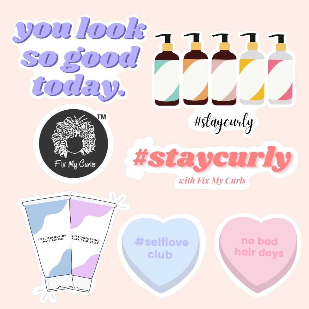 Curly Sticker Pack